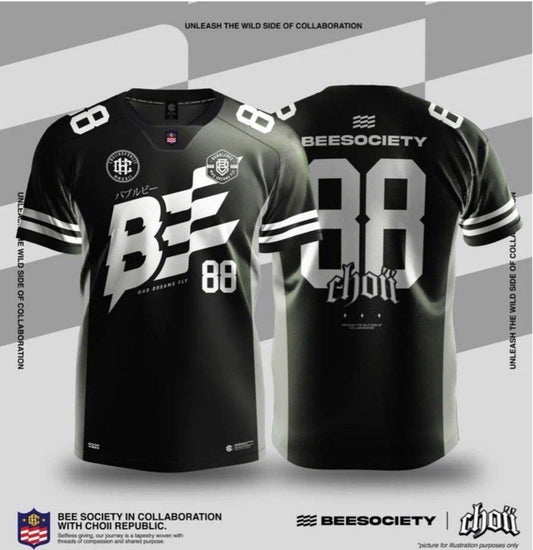Bee Society Black NFL Jersey Serialized (Limited Edition)